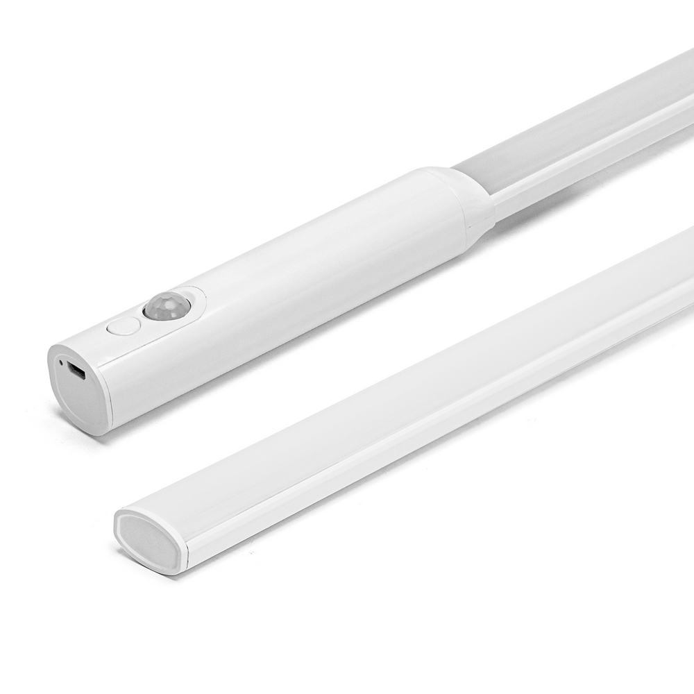 Reglette Led Luce per armadio 5W da 43 cm Bianco freddo 5700K con sensore di movimento Aigostar - Foto 2