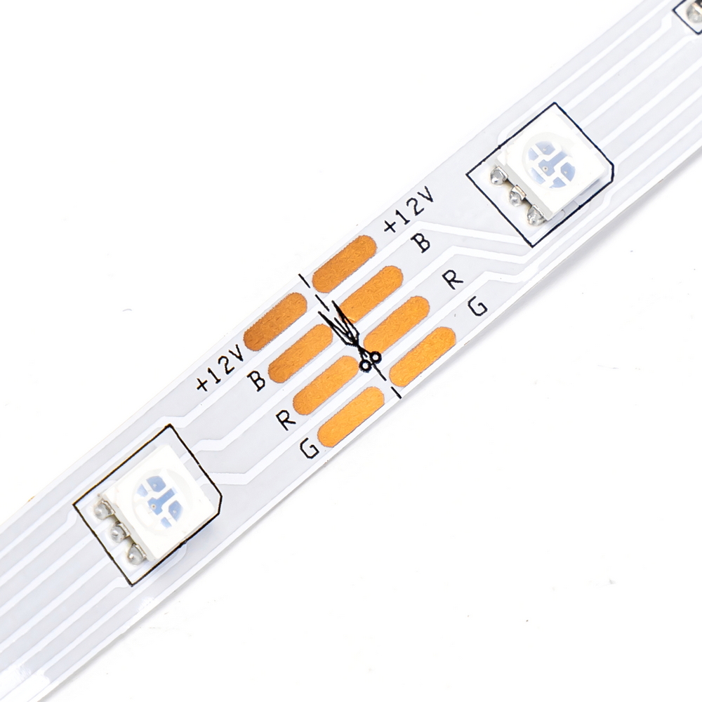 Striscia Led Smart 12V 48W 3×5 metri WiFi RGB luce regolabile e dimmerabile con telecomando Aigostar - Foto 4