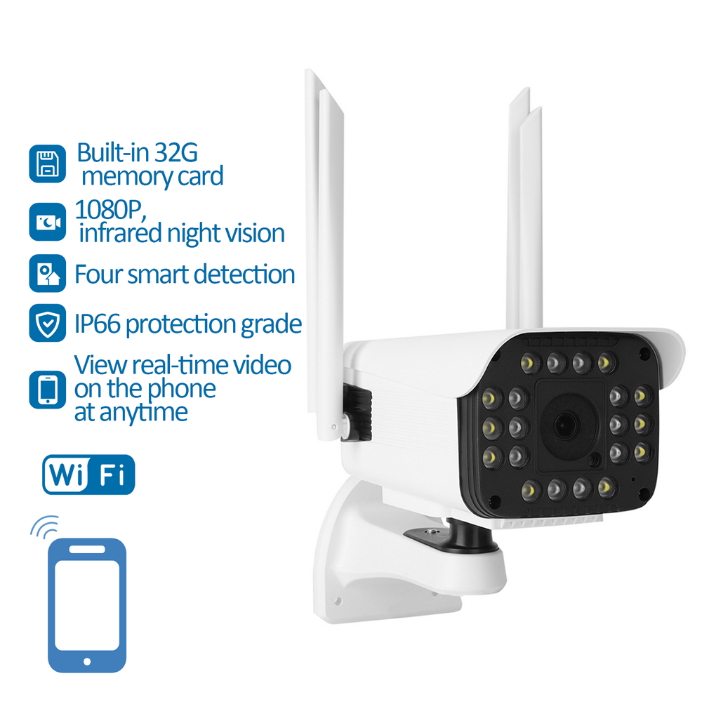 Telecamera di sorveglianza professionale Aigostar AE-JGA02 Smart WiFi Full HD 1080p 360° motorizzata visione notturna per esterno - Foto 1