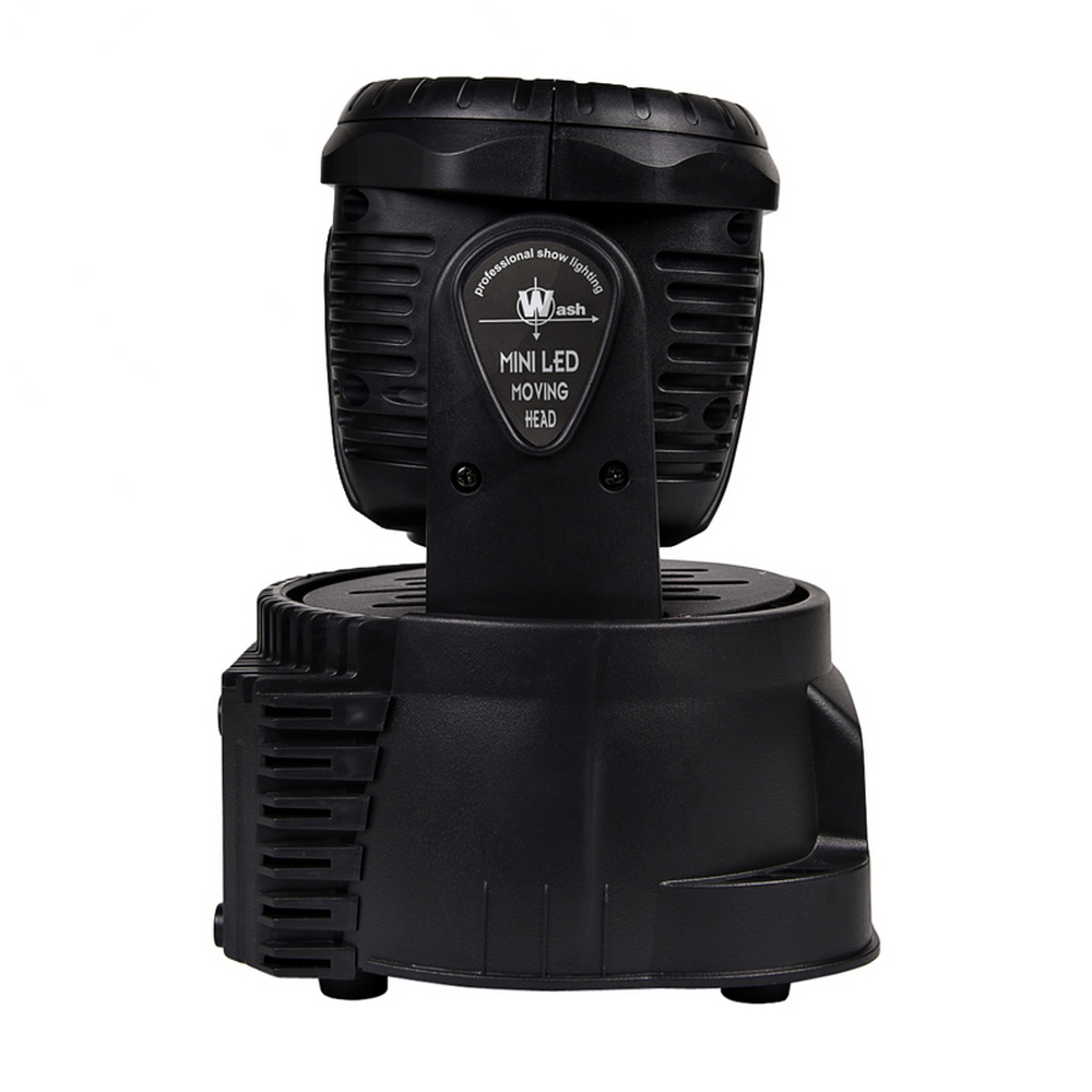 Testa mobile motorizzata Mini Led Wash 70W (7x10W) RGBW DMX512 con telecomando Wisdom - Foto 1