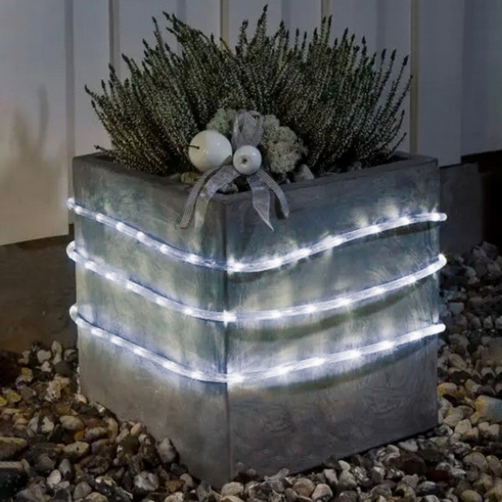 Tubo luminoso 50 metri da esterno da 1200 Led Bianco Freddo Wisdom - Foto 1