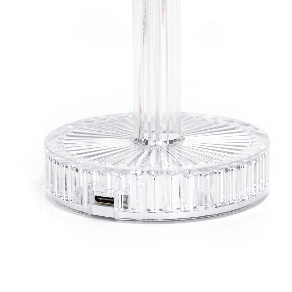 Lampada da tavolo Led touch Gibus Diamond RGB 1W portatile a batteria ricaricabile USB Type-C Aigostar - Foto 2