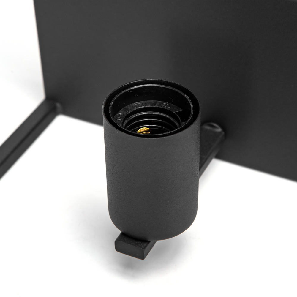 Applique da parete Wall Light Nero IP20 1 x E27 Aigostar - Foto 2
