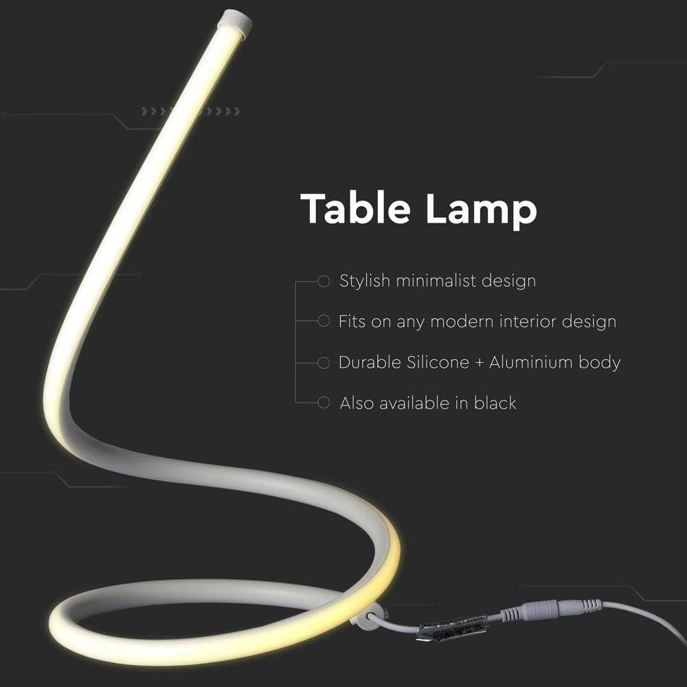 Lampada da tavolo Led Spiral Bianca 20W Bianco caldo 3000K V-TAC - Foto 2