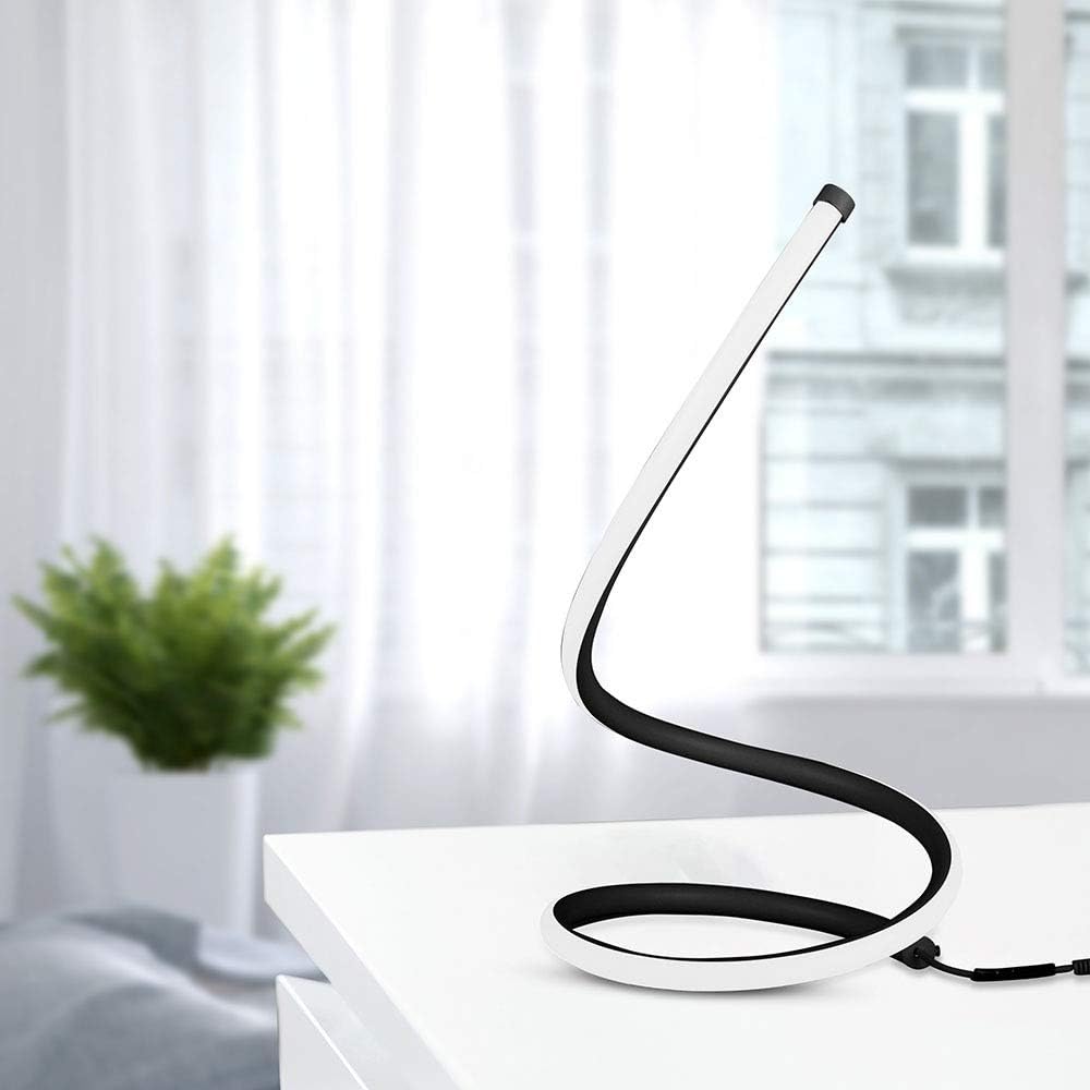Lampada da tavolo Led Spiral Nera 20W Bianco caldo 3000K V-TAC - Foto 1