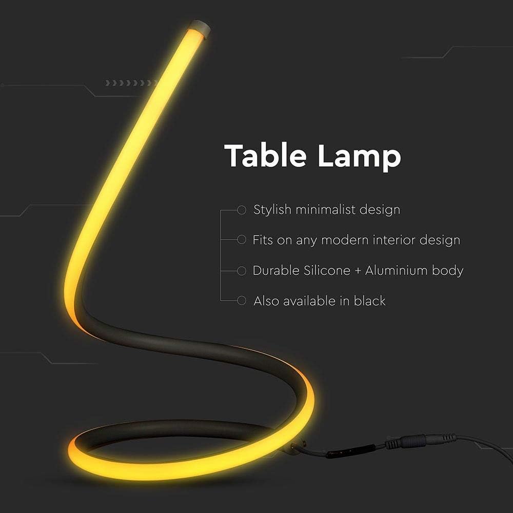 Lampada da tavolo Led Spiral Nera 20W Bianco caldo 3000K V-TAC - Foto 2