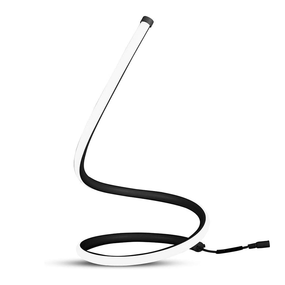 Foto principale Lampada da tavolo Led Spiral Nera 20W Bianco caldo 3000K V-TAC