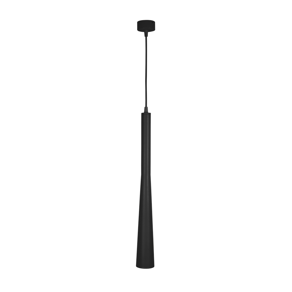 Foto principale Lampadario Pendel Cone 50 in metallo Nero a sospensione 1 x GU10 Novaline