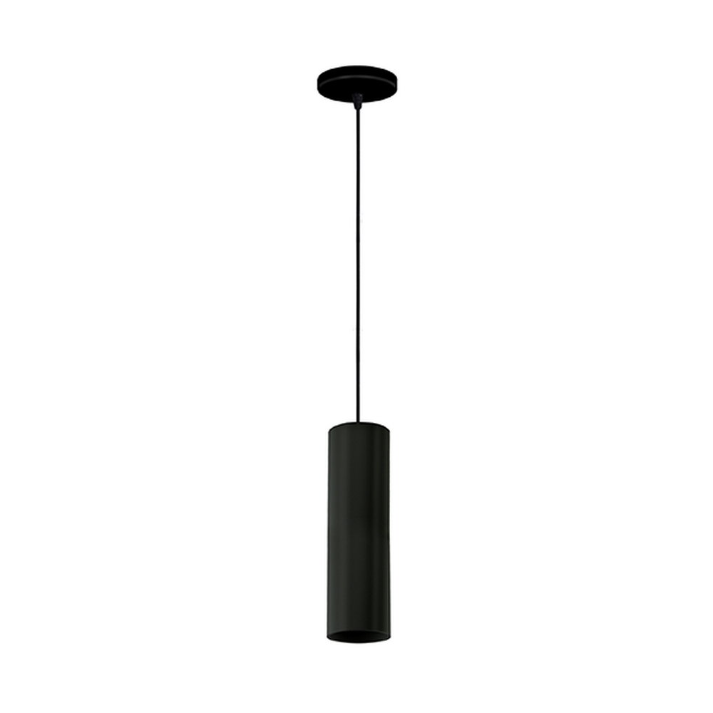Foto principale Lampadario Pendel Tube 25 in metallo Nero a sospensione 1 x Gu10 Novaline
