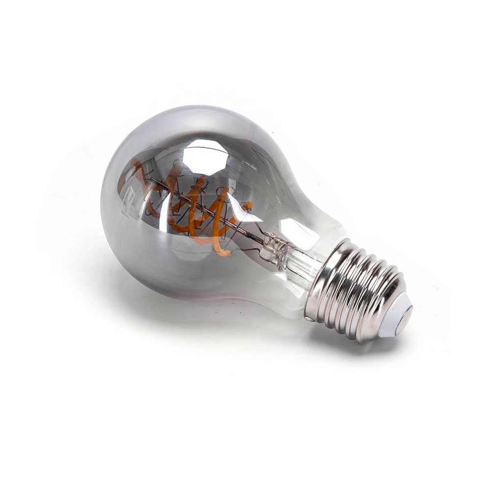 Lampadina Led Titanio Fumé a Filamento E27 A60 4W decorativa Bianco caldo 1800K Aigostar - Foto 1