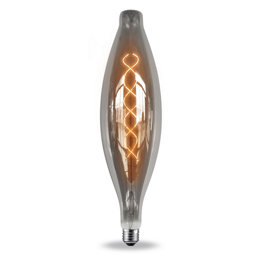 Foto principale Lampadina Led Titanio Fumé a Filamento E27 CT120 8W decorativa Bianco caldo 2200K Novaline