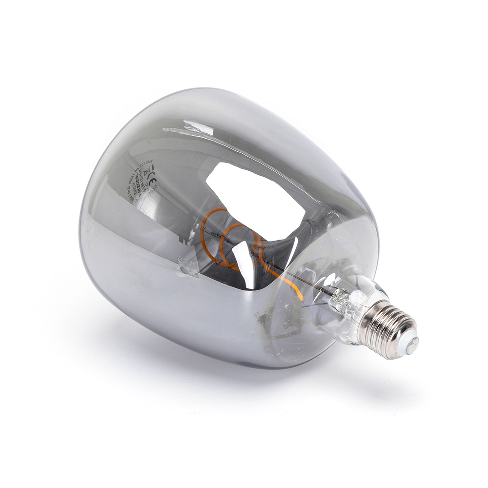 Lampadina Led Titanio Fumé a Filamento E27 R140 4W decorativa Bianco caldo 1800K Aigostar - Foto 1