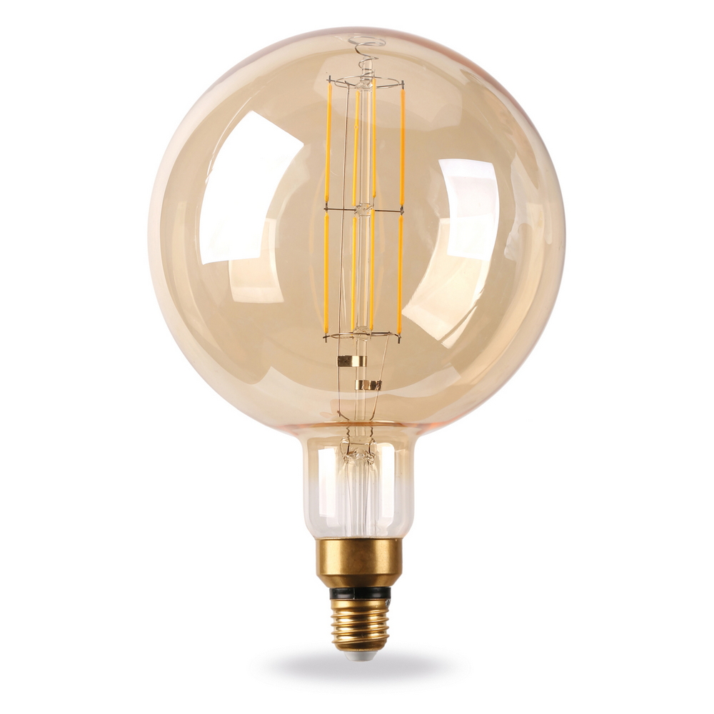 Foto principale Lampadina Led Vintage a Filamento E27 G200 8W decorativa Bianco caldo 2200K Novaline