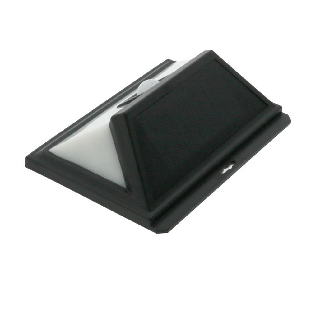 Applique Led 6W Nero con pannello solare IP44 Bianco neutro 4500K con sensore crepuscolare e di movimento M LEDME - Foto 2