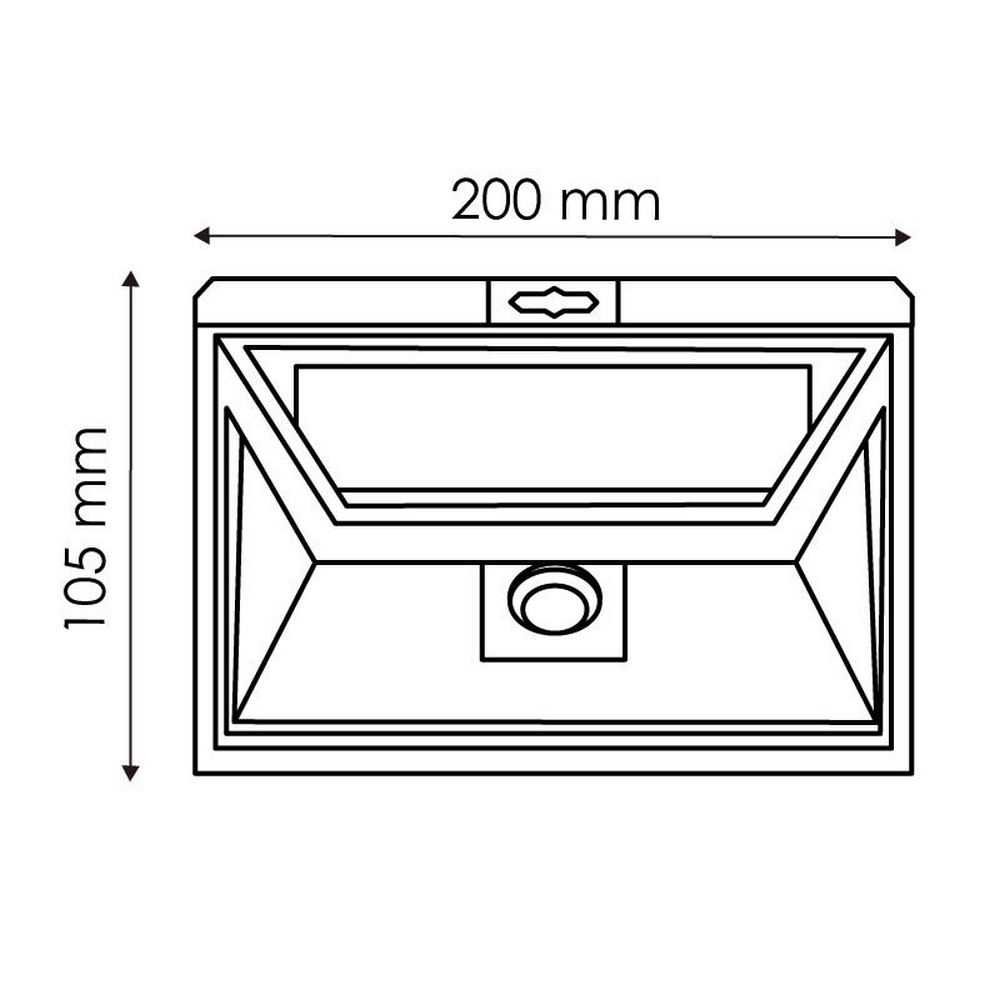 Applique Led 6W Nero con pannello solare IP44 Bianco neutro 4500K con sensore crepuscolare e di movimento M LEDME - Foto 3