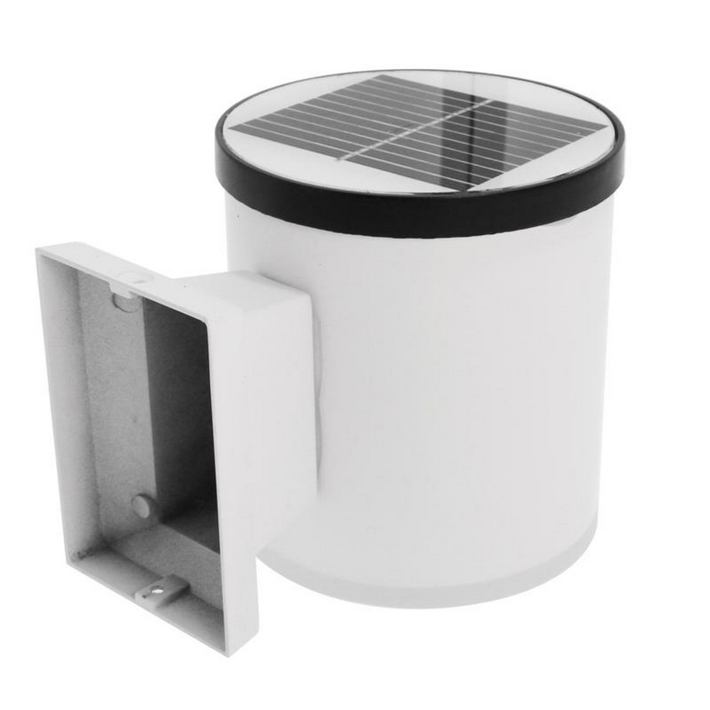 Applique Led Cory 1W Bianco con pannello solare IP65 Bianco neutro 4500K con sensore crepuscolare M LEDME - Foto 1