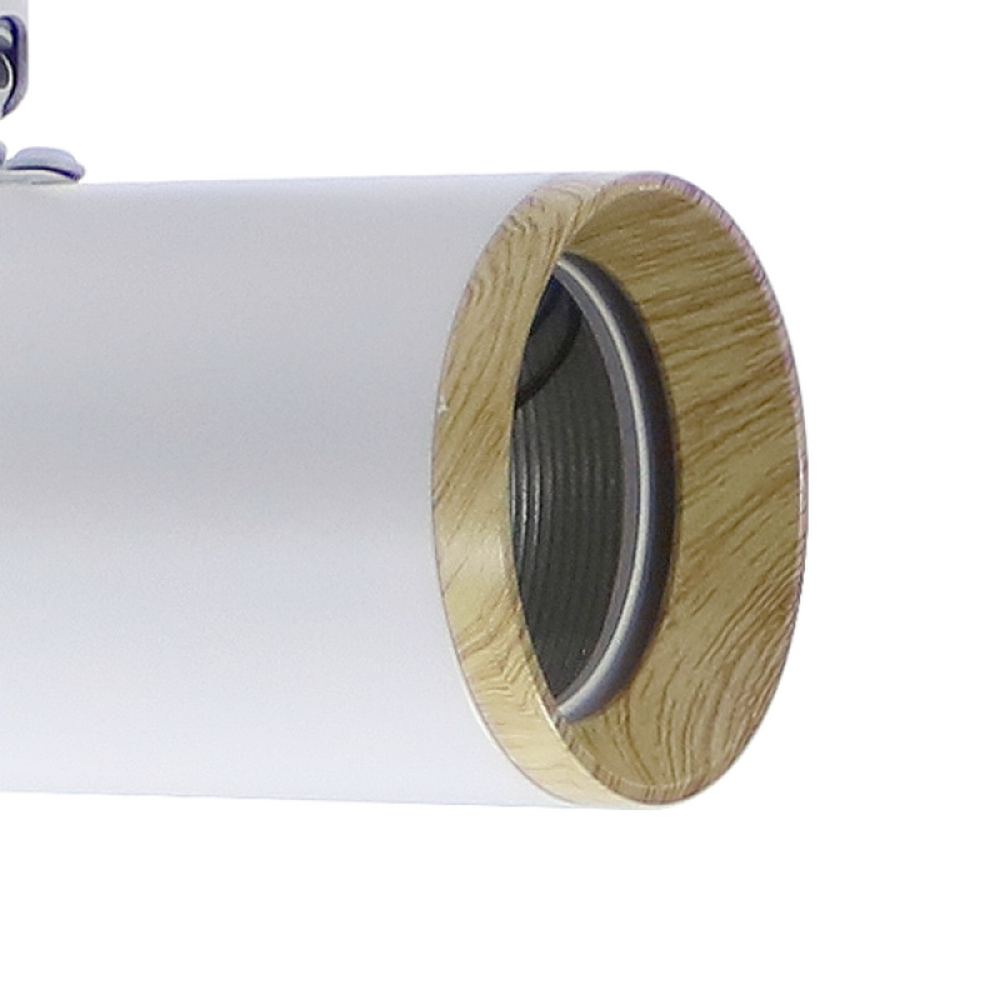 Lampadario da soffitto 3 faretti Bianco 3 x GU10 orientabili M LEDME - Foto 1