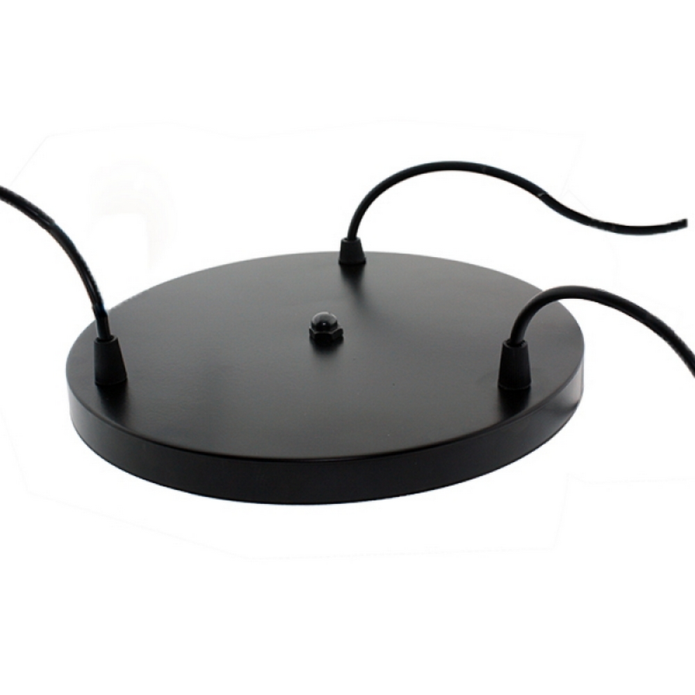 Lampadario da soffitto Gabbia 3L Vintage Nero 3 x E27 M LEDME - Foto 2