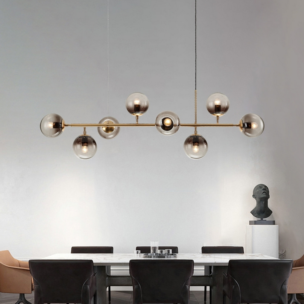 Lampadario da soffitto Paluni Bianco 6 x E27 M LEDME - Foto 2
