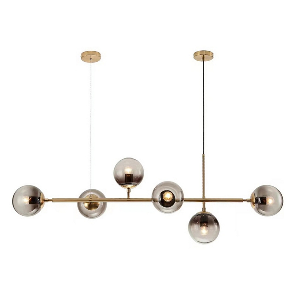 Foto principale Lampadario da soffitto Paluni Bianco 6 x E27 M LEDME