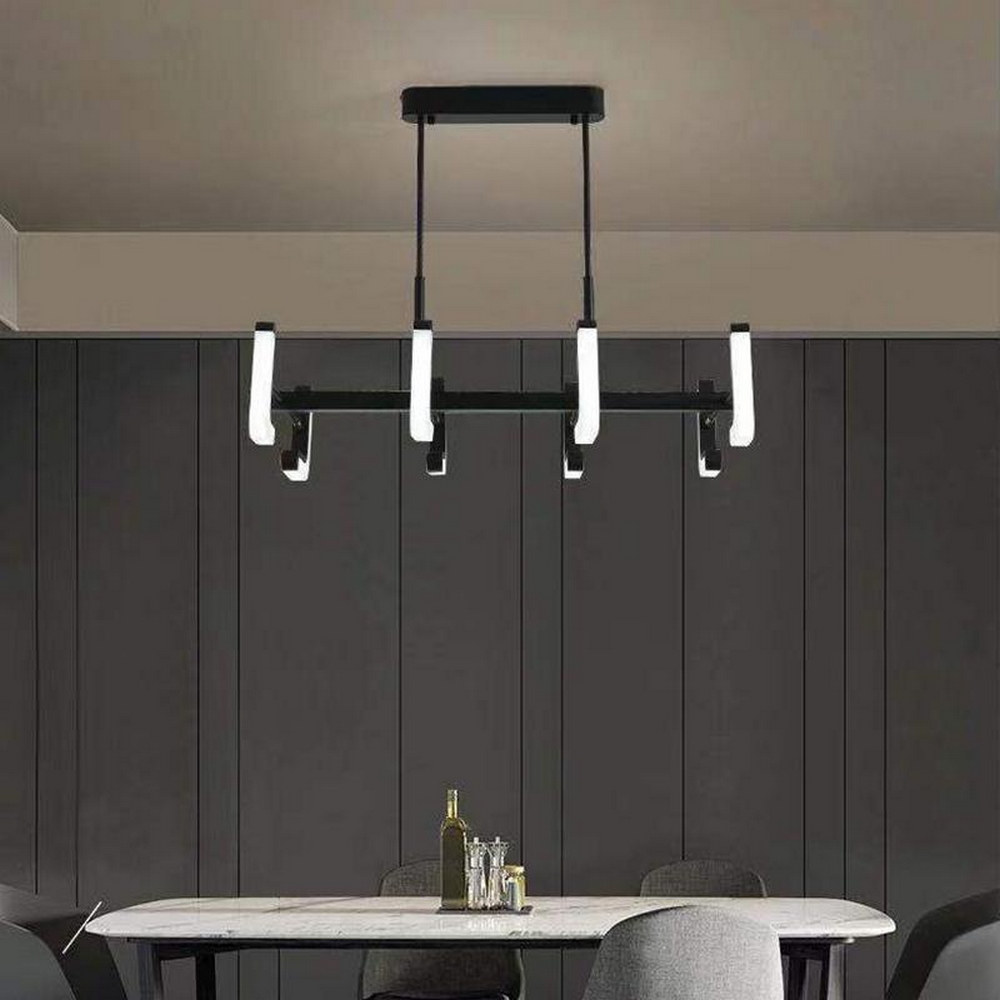 Lampadario Led da soffitto Claws Nero 36W Dimmerabile con temperatura colore regolabile con telecomando M LEDME - Foto 1
