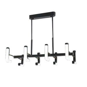 Foto principale Lampadario Led da soffitto Claws Nero 36W Dimmerabile con temperatura colore regolabile con telecomando M LEDME