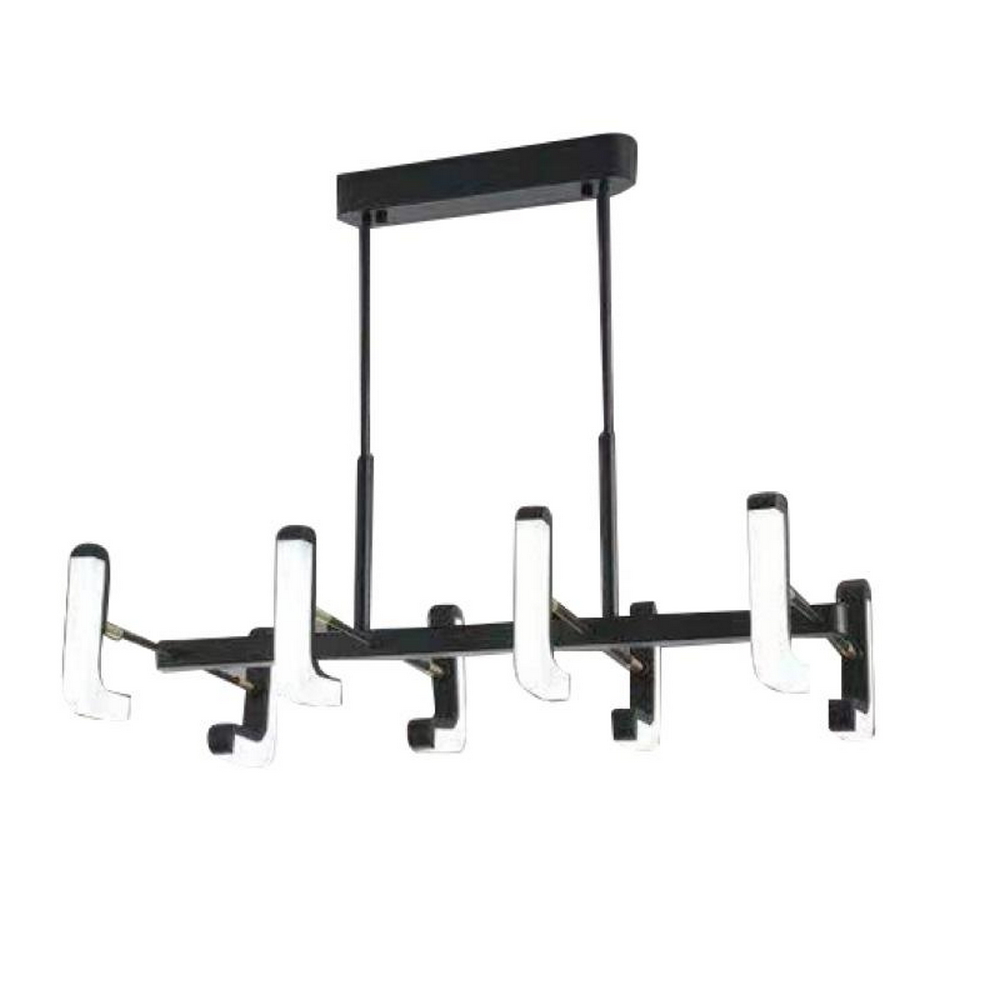 Foto principale Lampadario Led da soffitto Claws Nero 36W Dimmerabile con temperatura colore regolabile con telecomando M LEDME