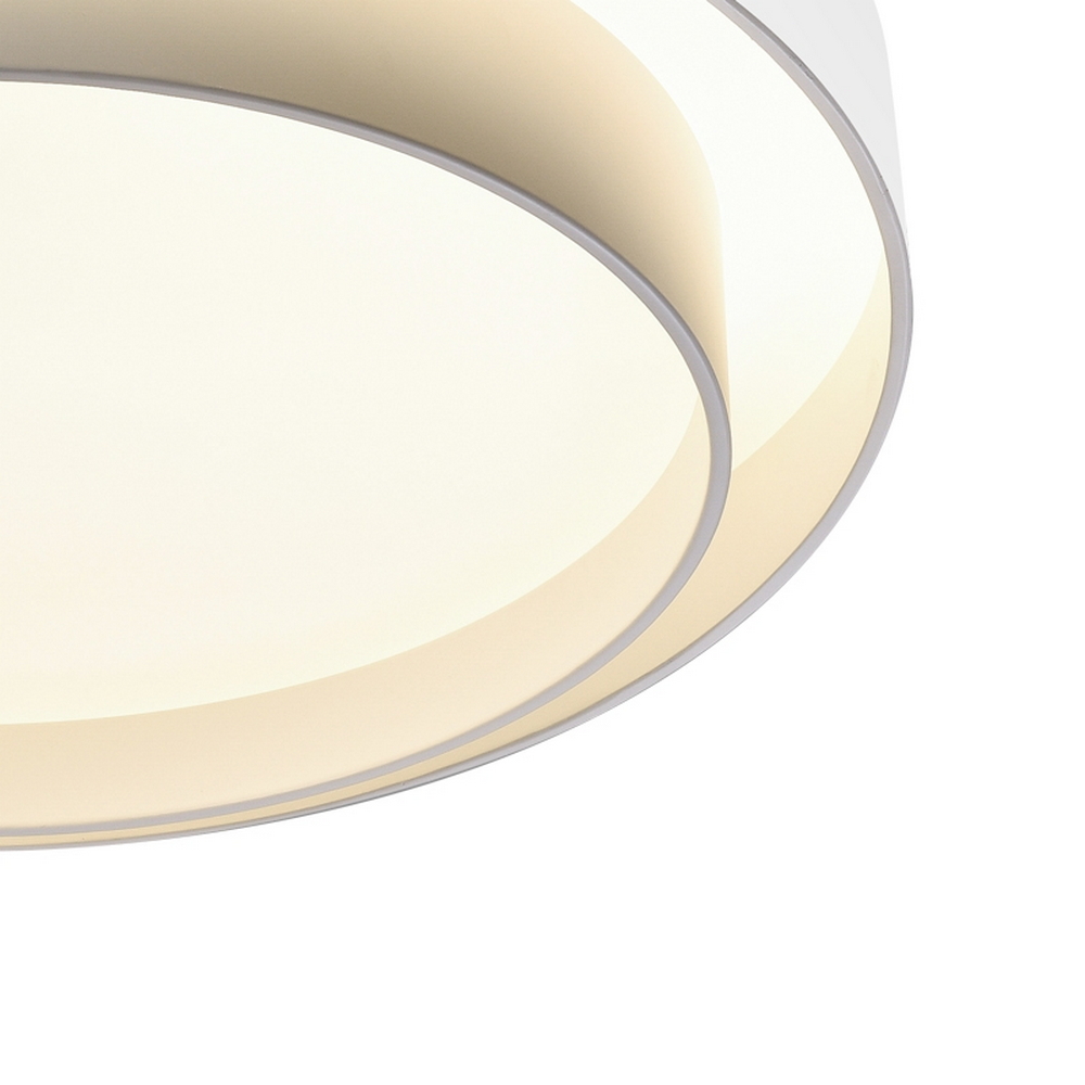 Lampadario Led da soffitto Dari Bianco 88W Dimmerabile con temperatura colore regolabile con telecomando M LEDME - Foto 1