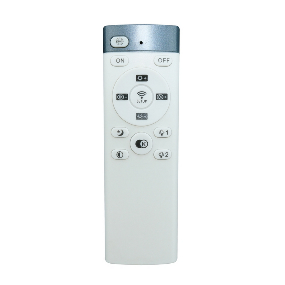 Lampadario Led da soffitto Emin Grigio 84W Dimmerabile con temperatura colore regolabile con telecomando M LEDME - Foto 3