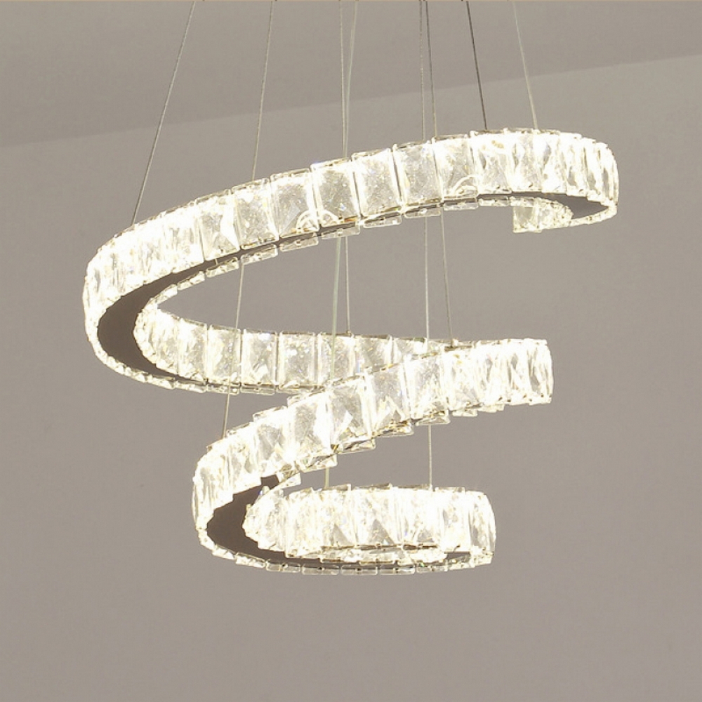 Lampadario Led da soffitto Godee Bianco 60W Dimmerabile con temperatura colore regolabile con telecomando M LEDME - Foto 2