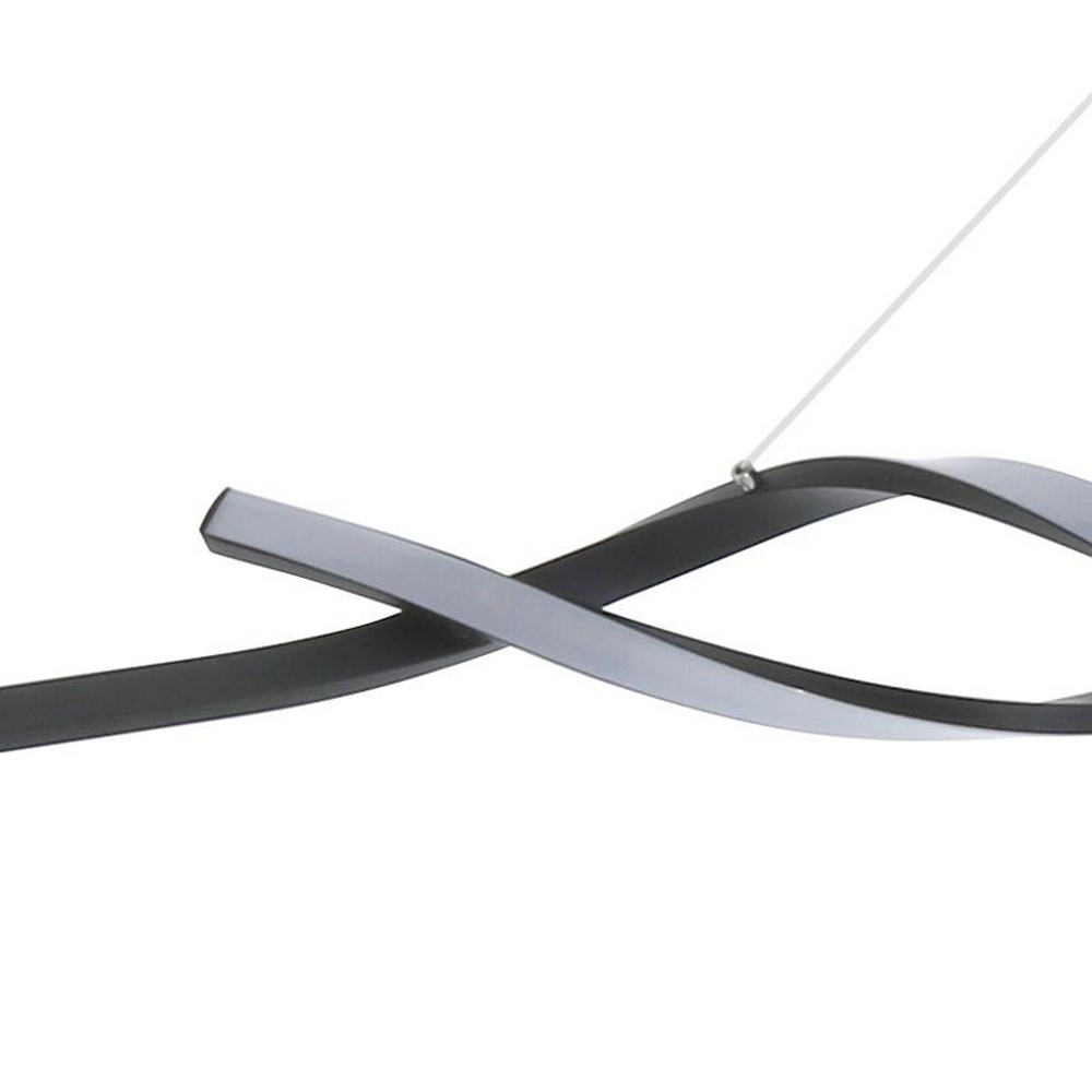 Lampadario Led da soffitto Knot Bianco 22W Dimmerabile con temperatura colore regolabile con telecomando M LEDME - Foto 1