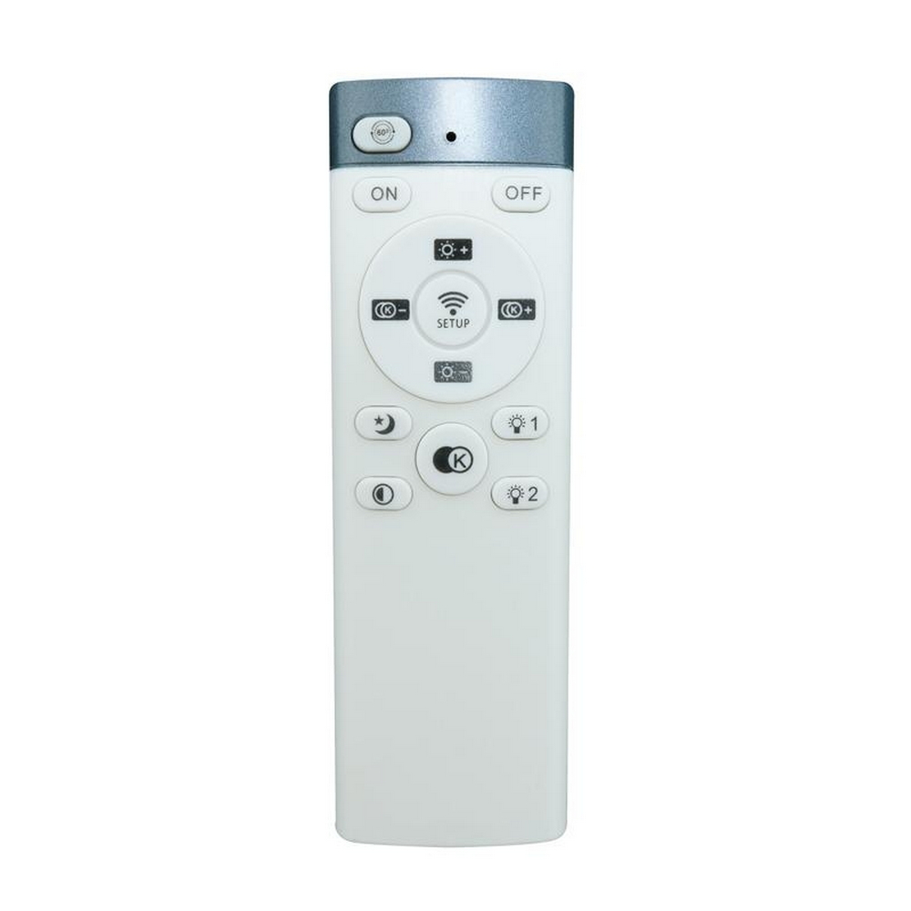 Lampadario Led da soffitto Tire Bianco 56W Dimmerabile con temperatura colore regolabile con telecomando M LEDME - Foto 3