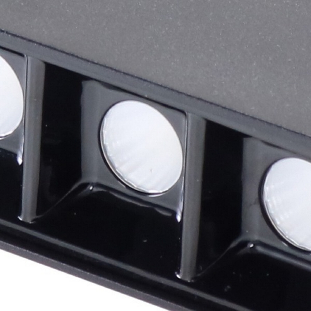 Lampadario Led da soffitto Vienna Nero 40W Bianco neutro 4500K M LEDME - Foto 1