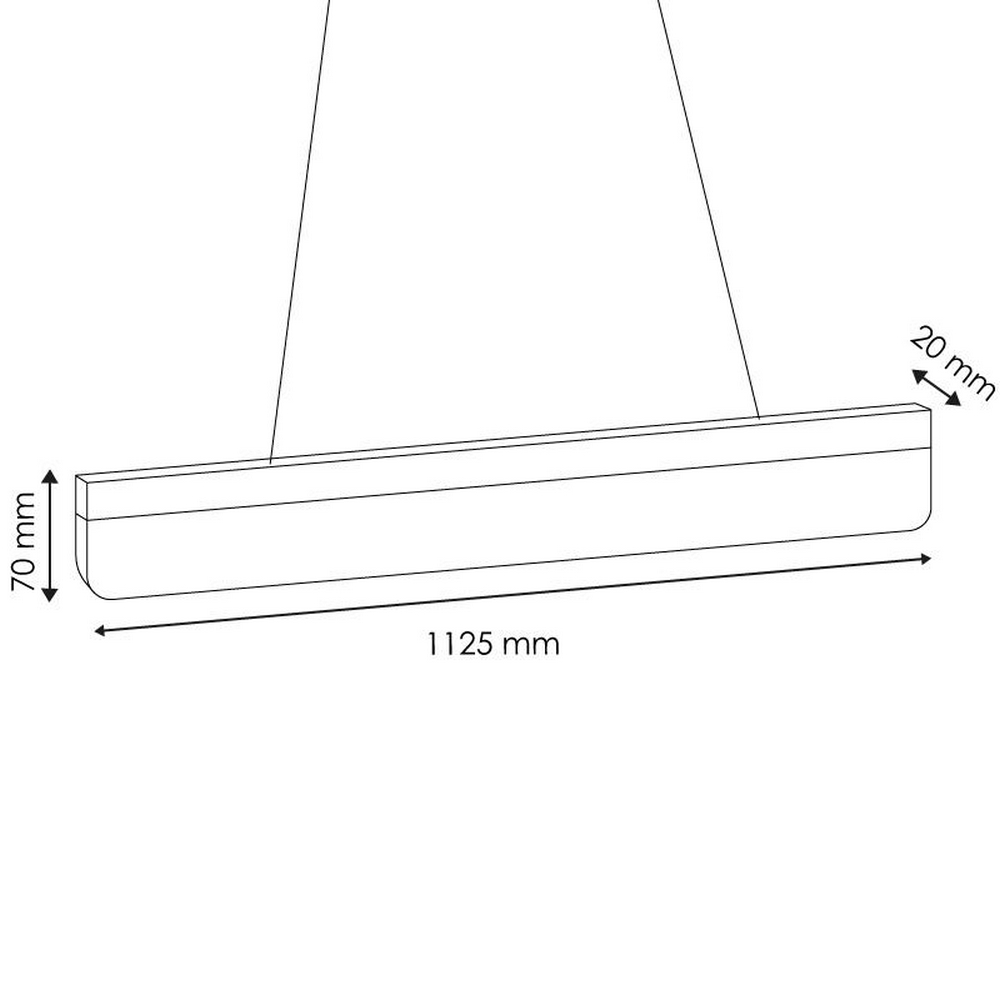 Lampadario Led da soffitto Vision Nero 30W Bianco neutro 4500K M LEDME - Foto 3
