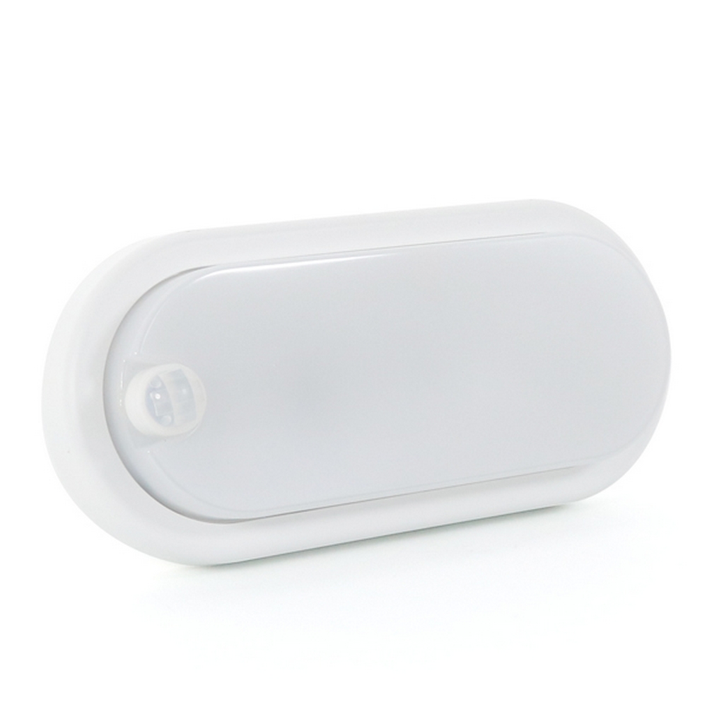 Foto principale Plafoniera Led da parete 12W Bianco IP54 Bianco freddo 6000K con sensore di movimento M LEDME