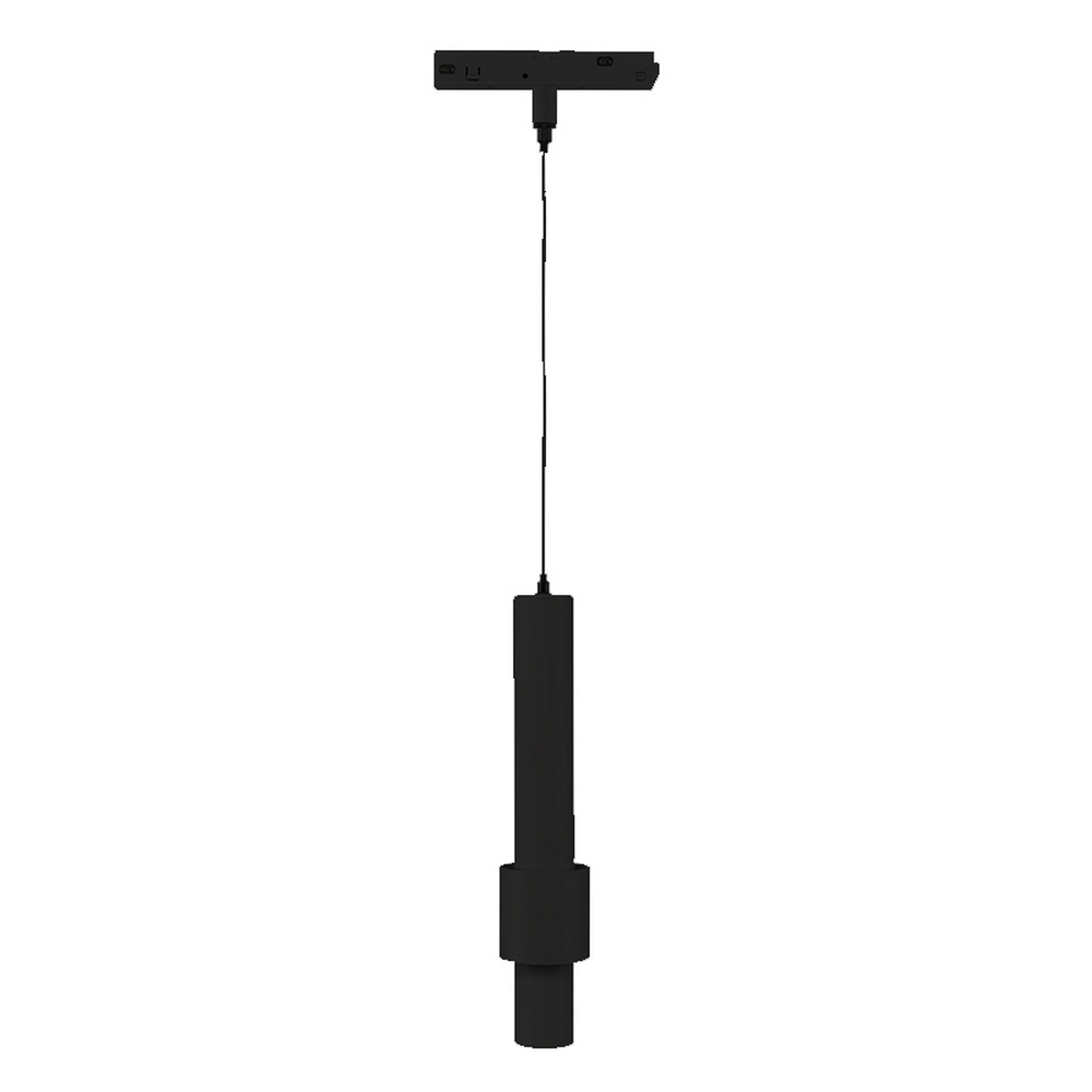 Foto principale Faretto Led a sospensione da binario magnetico 16mm serie Plus 10W nero 30cm Bianco caldo 3000K M LEDME