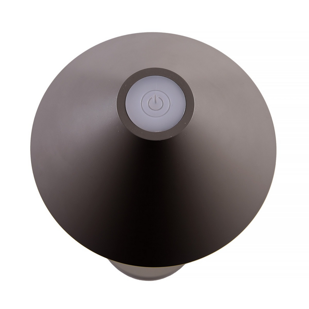 Lampada da tavolo Led touch Nam Grigia 5W portatile a batteria ricaricabile USB Dimmerabile Wisdom - Foto 1