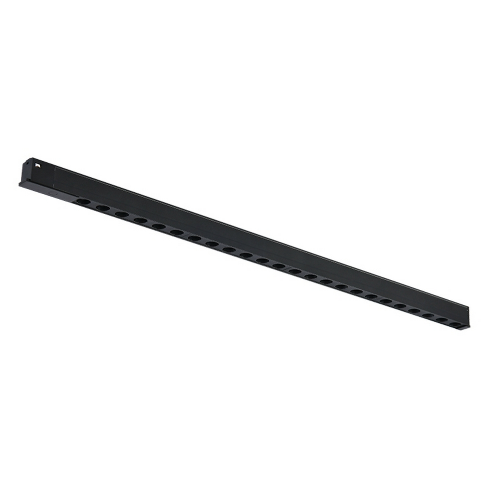 Foto principale Modulo Faretti Led lineare da binario magnetico 16mm Hallway 24W nero 51cm Bianco neutro 4000K M LEDME