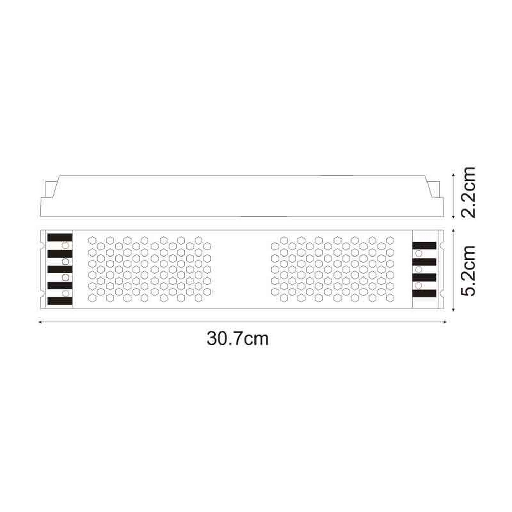 Alimentatore striscia Led 12V 300W 12,5A IP25 Trasformatore uso interno M LEDME - Foto 1