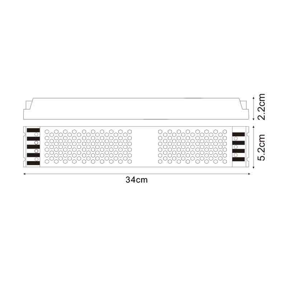 Alimentatore striscia Led 12V 400W 12,5A IP25 Trasformatore uso interno M LEDME - Foto 1