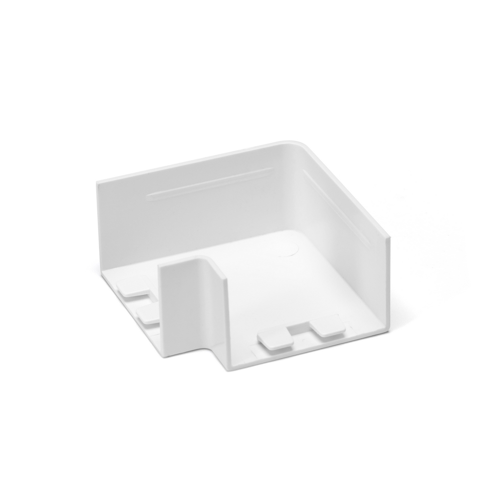 Angolo interno 90° per Canalina 40x25mm bianca 4pz Aigostar - Foto 1