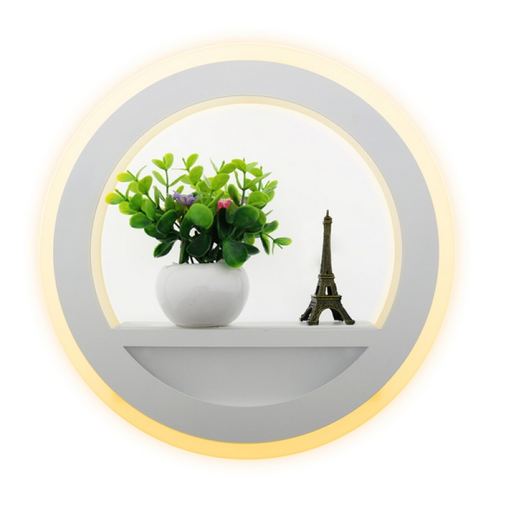 Foto principale Applique Led da parete Eiffel 32W Bianco rotondo IP20 Bianco caldo 3000K M LEDME