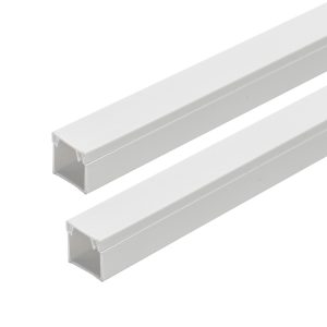 Foto principale Canalina rigida passacavi 16x16mm 2 metri adesiva e avvitabile bianca Aigostar