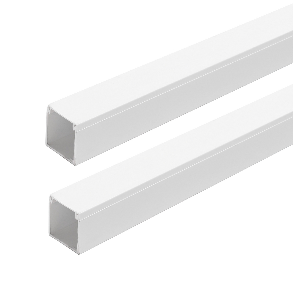 Foto principale Canalina rigida passacavi 40x40mm 2 metri adesiva e avvitabile bianca Aigostar