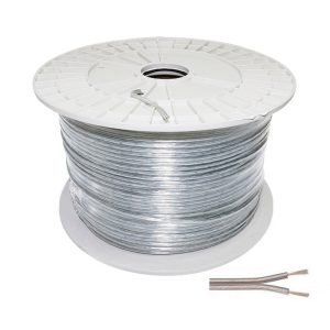 Foto principale Cavo elettrico 2 x 0,5 mm2 5A matassa 500mt trasparente per strisce Led monocolore M LEDME