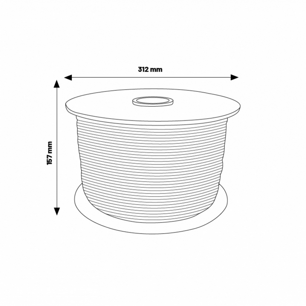 Cavo elettrico 4 x 0,25 mm2 5A matassa 500mt per strisce Led RGB M LEDME - Foto 1