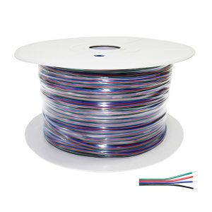 Foto principale Cavo elettrico 4 x 0,25 mm2 5A matassa 500mt per strisce Led RGB M LEDME