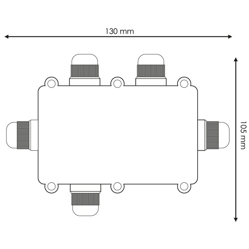 Connettore a scatola a 5 uscite con protezione stagna IP68 M LEDME - Foto 1
