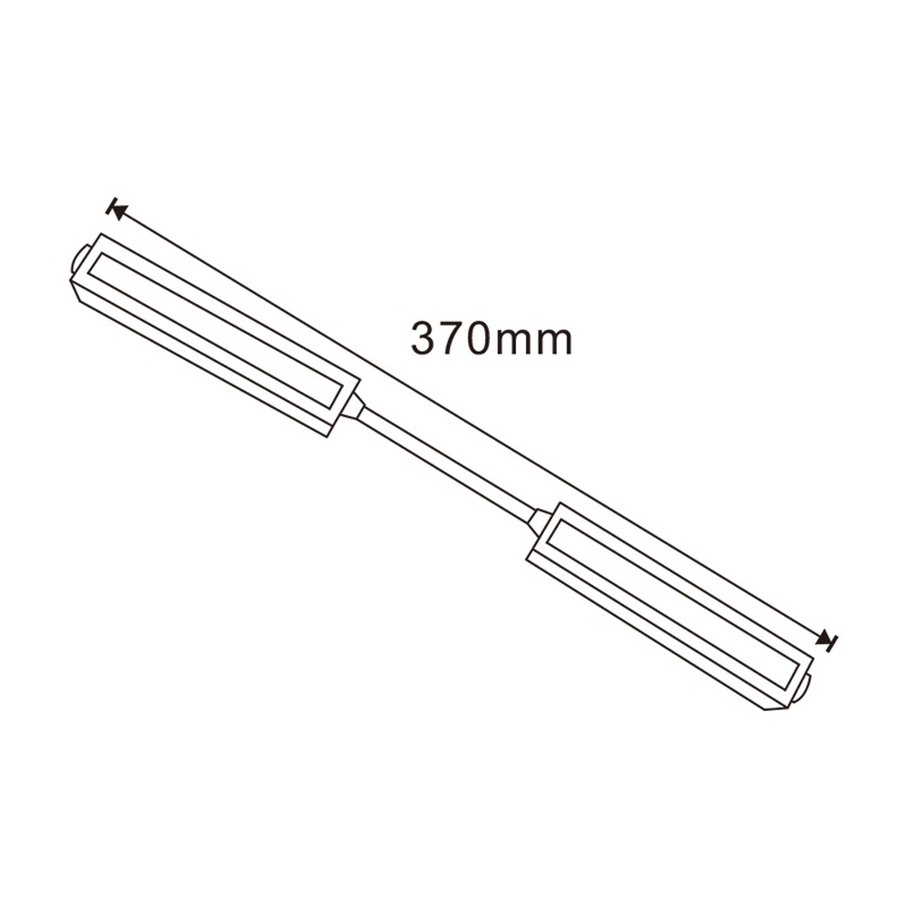 Connettore Flessibile di collegamento per binario magnetico 16mm Bianco M LEDME - Foto 1