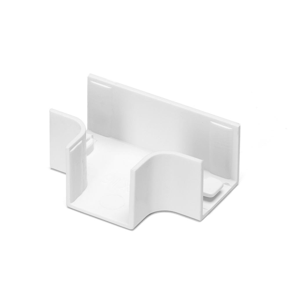 Derivazione T per Canalina 16x16mm bianca 4pz Aigostar - Foto 1